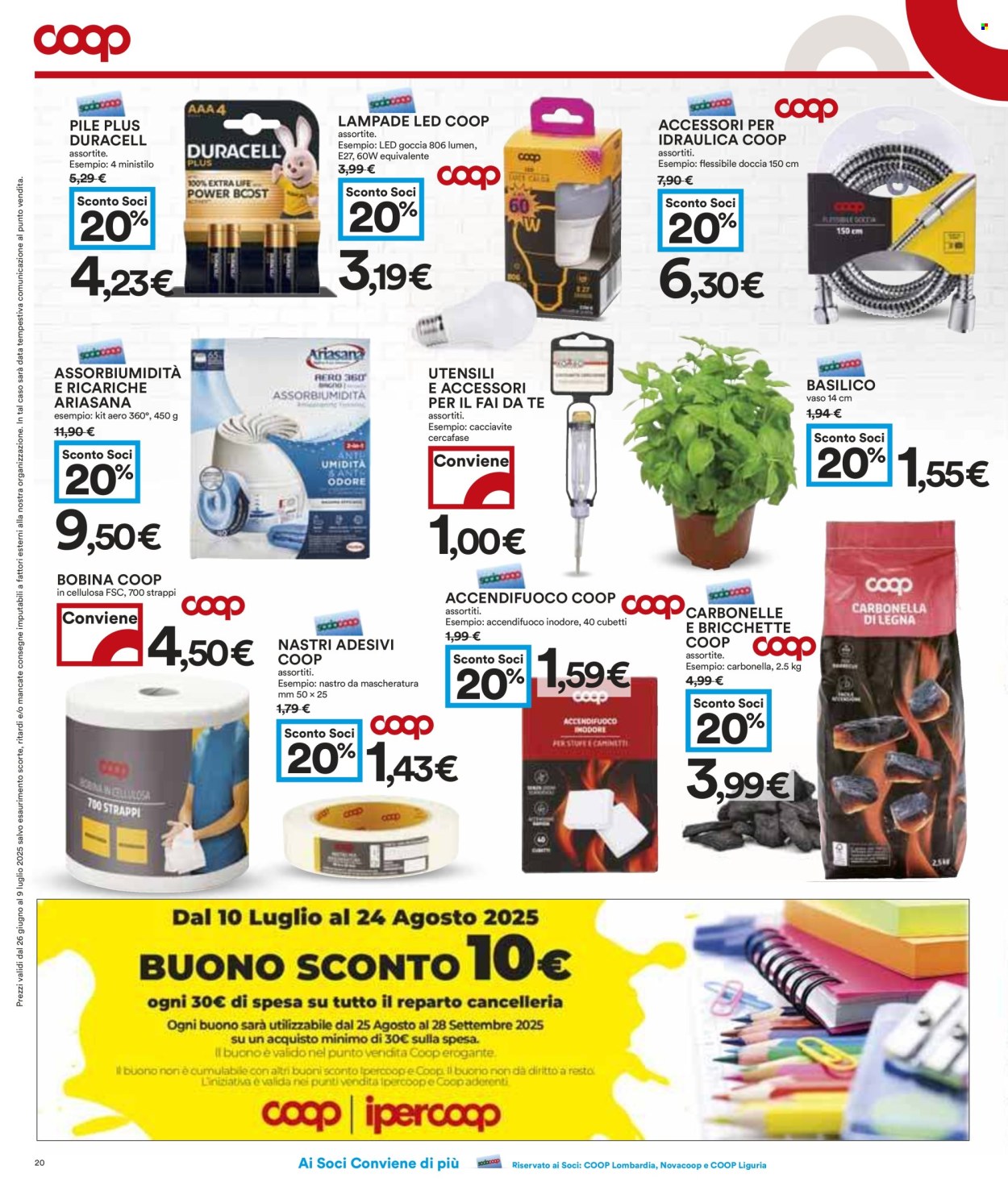 Volantino Coop - 26/6/2025 - 9/7/2025. Pagina 20