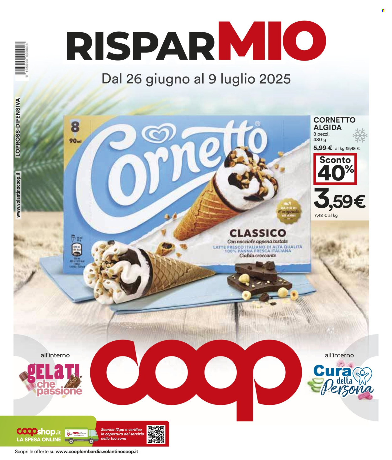 Volantino Coop - 26/6/2025 - 9/7/2025. Pagina 1