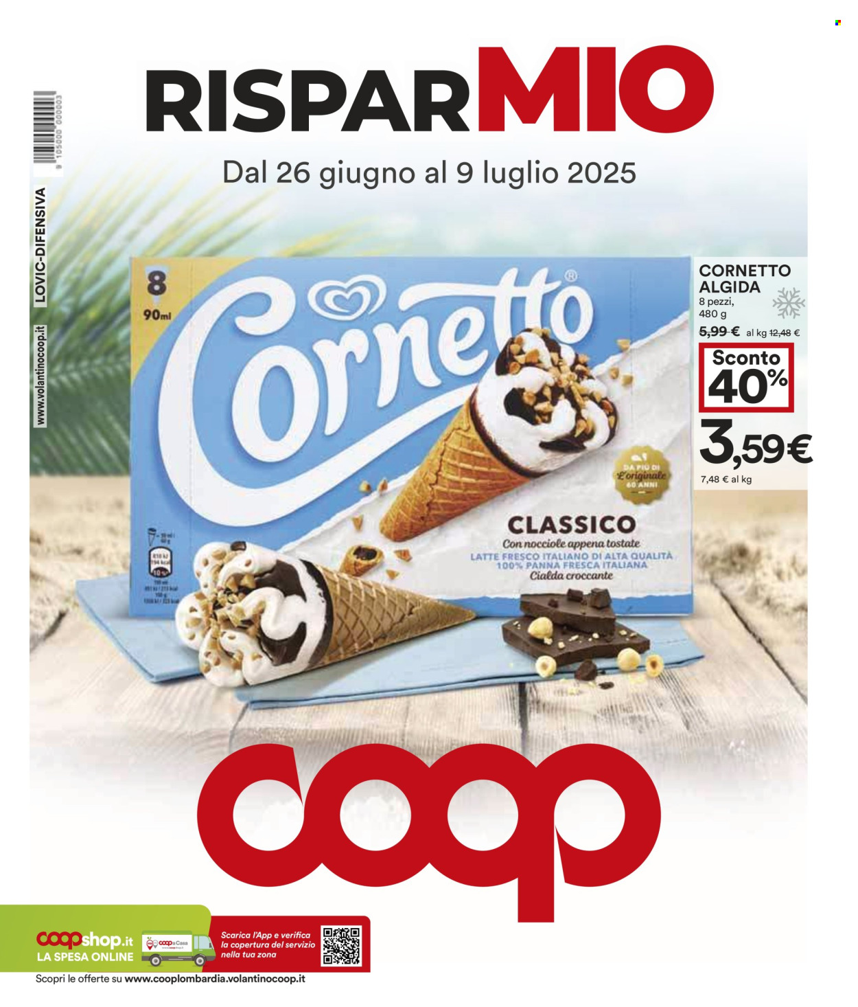 Volantino Coop - 26/6/2025 - 9/7/2025. Pagina 1