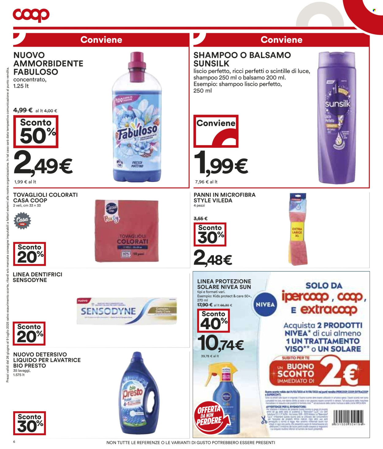 Volantino Coop - 26/6/2025 - 9/7/2025. Pagina 6