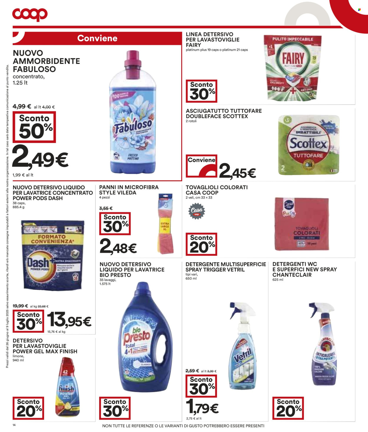 Volantino Coop - 26/6/2025 - 9/7/2025. Pagina 14