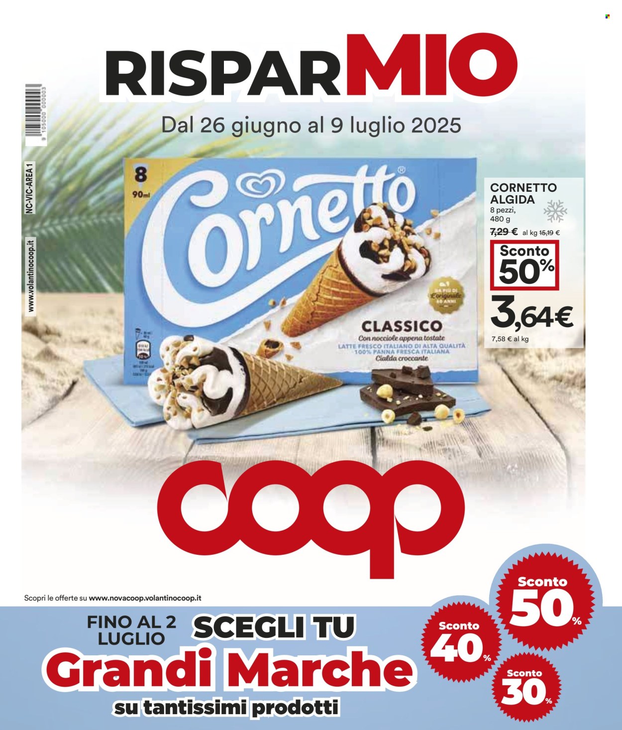 Volantino Coop - 26/6/2025 - 9/7/2025. Pagina 1