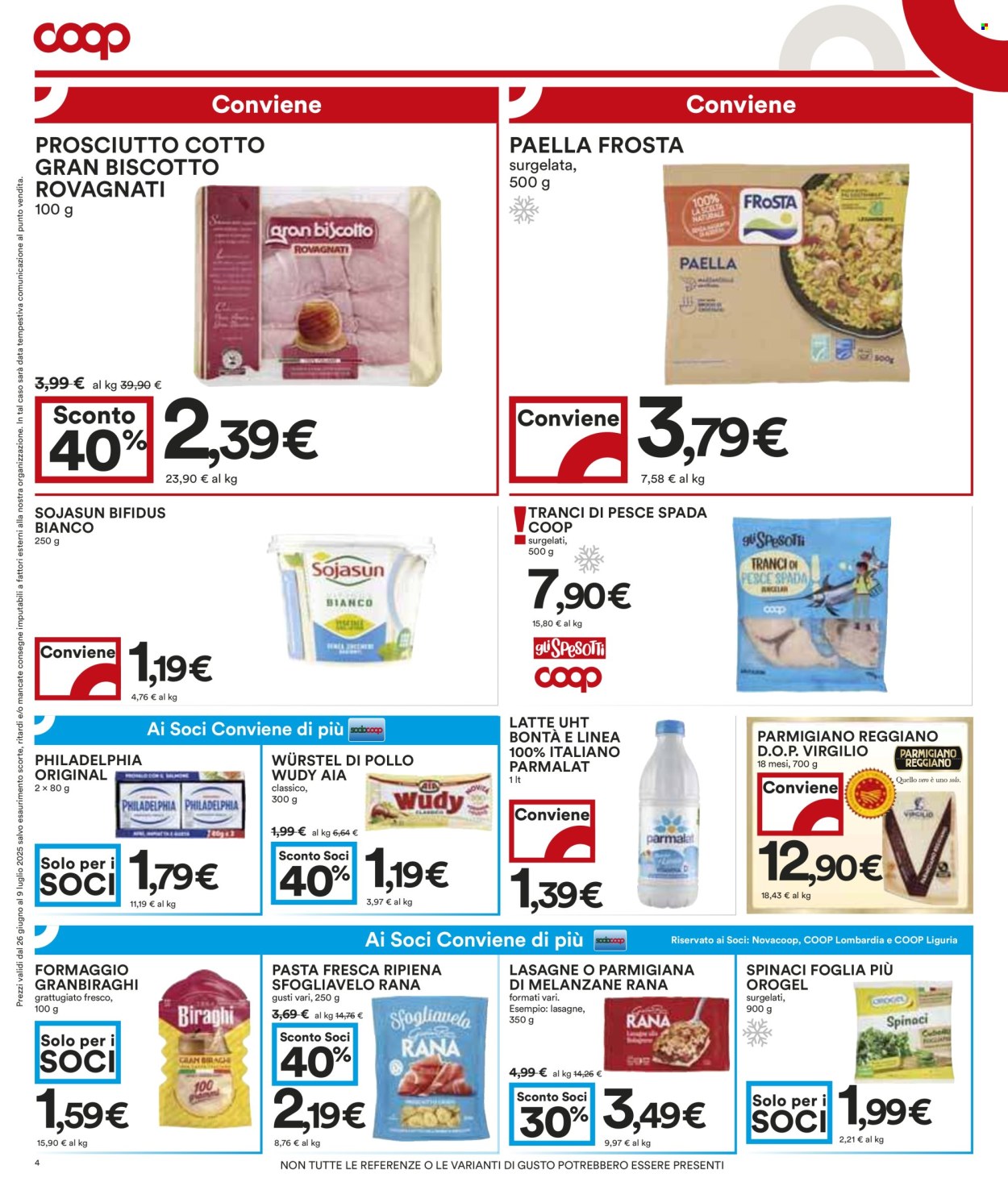 Volantino Coop - 26/6/2025 - 9/7/2025. Pagina 4