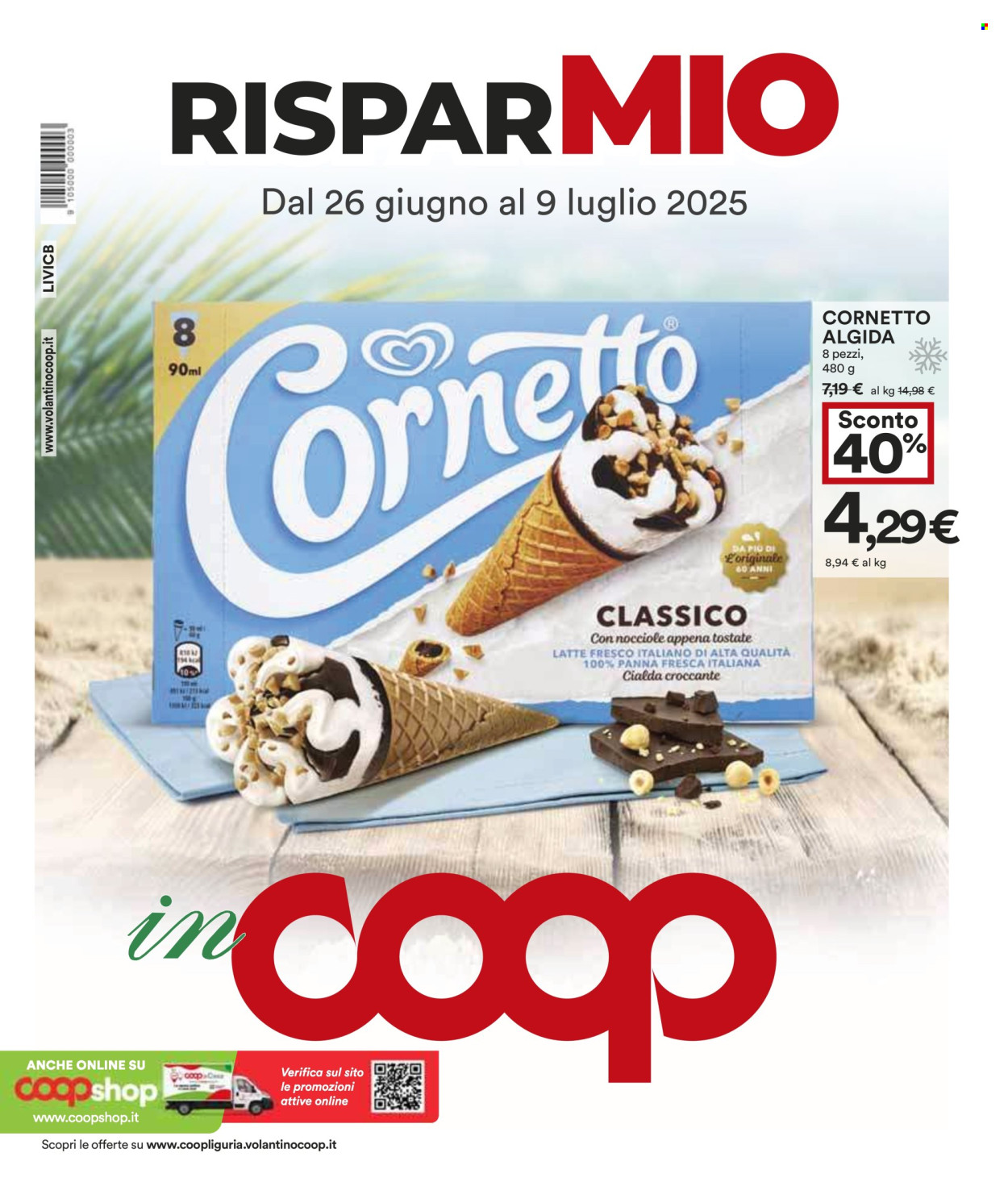 Volantino Coop - 26/6/2025 - 9/7/2025. Pagina 1