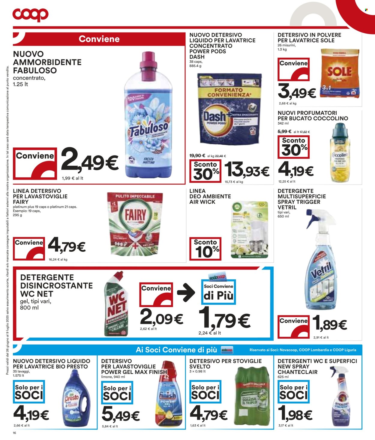 Volantino Coop - 26/6/2025 - 9/7/2025. Pagina 16