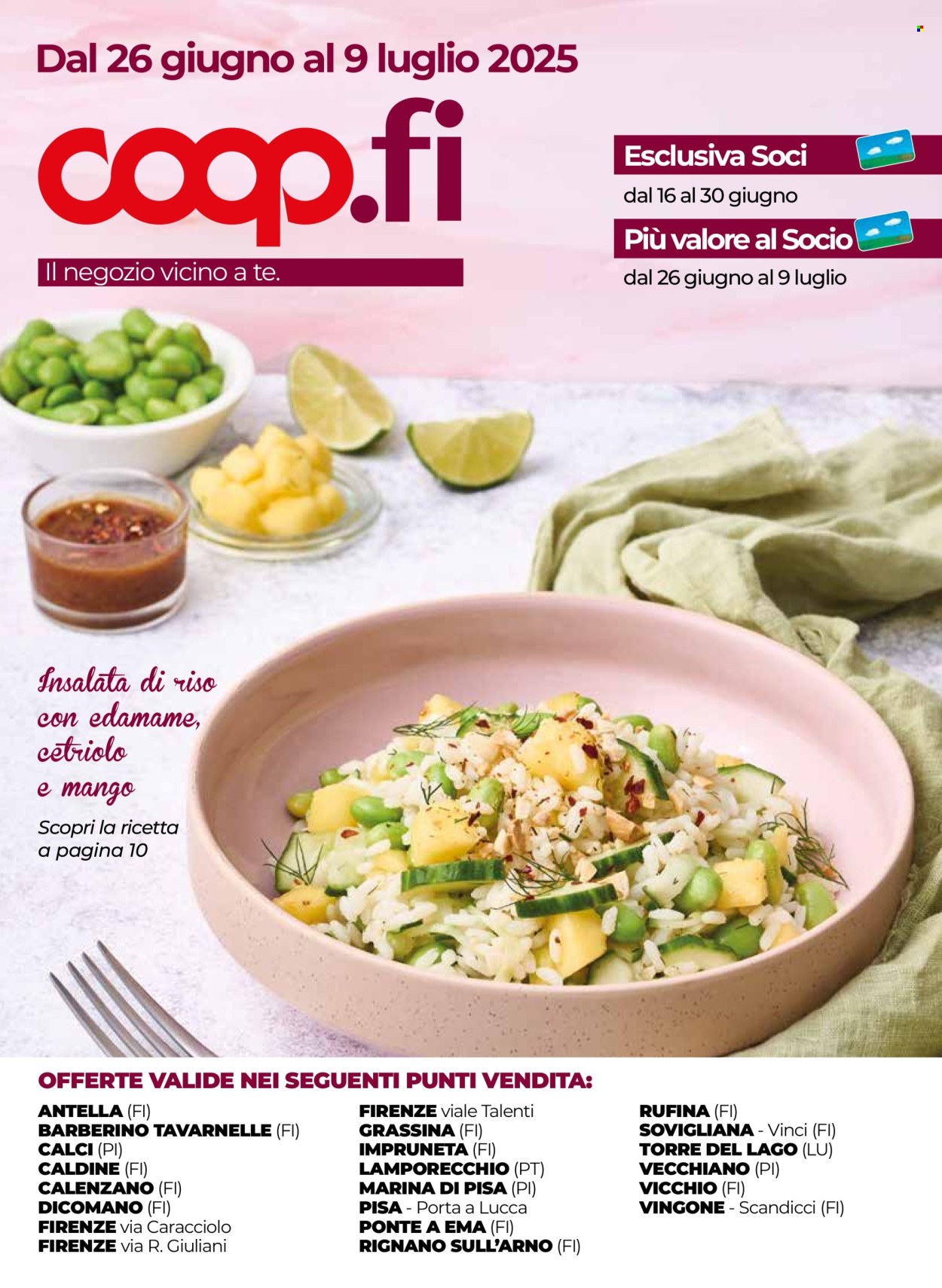 Volantino Coop - 26/6/2025 - 9/7/2025. Pagina 1