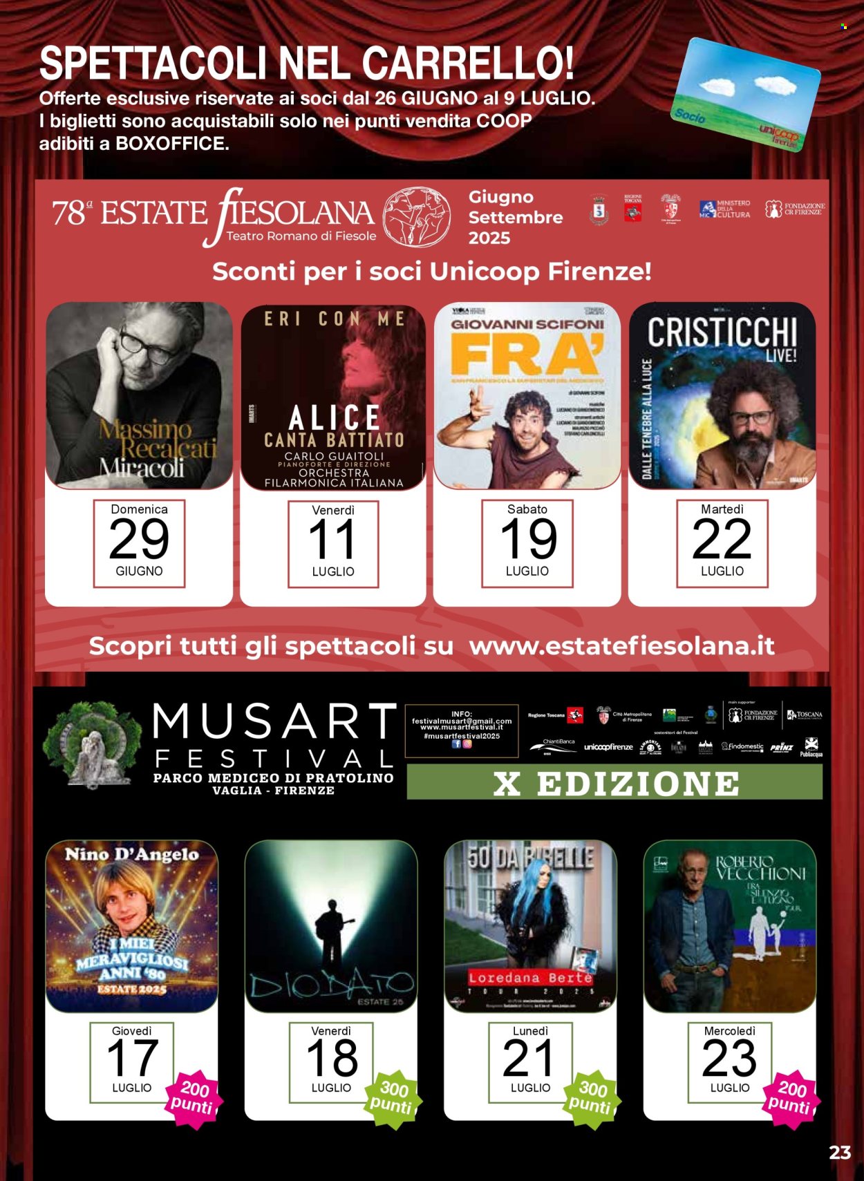Volantino Coop - 26/6/2025 - 9/7/2025. Pagina 23
