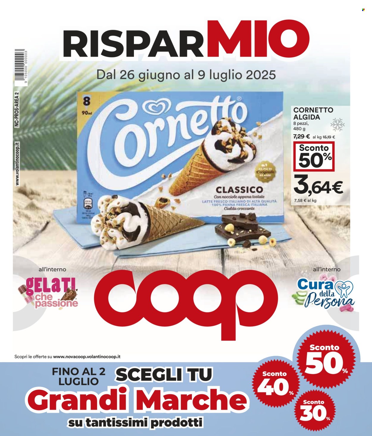 Volantino Coop - 26/6/2025 - 9/7/2025. Pagina 1