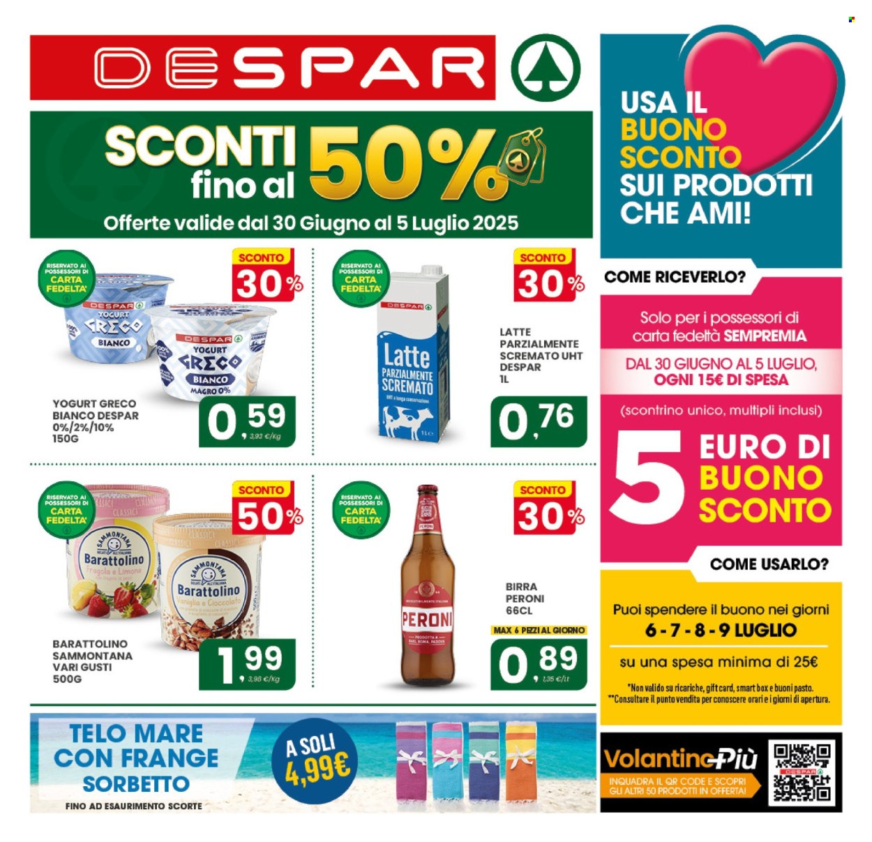 Volantino Despar - 30/6/2025 - 5/7/2025. Pagina 1