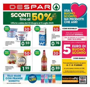 Volantino Despar - 30/6/2025 - 5/7/2025.