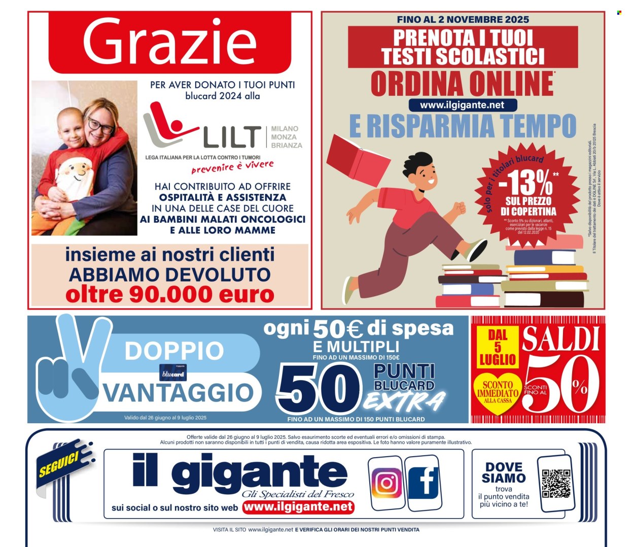 Volantino Il Gigante - 26/6/2025 - 9/7/2025. Pagina 40