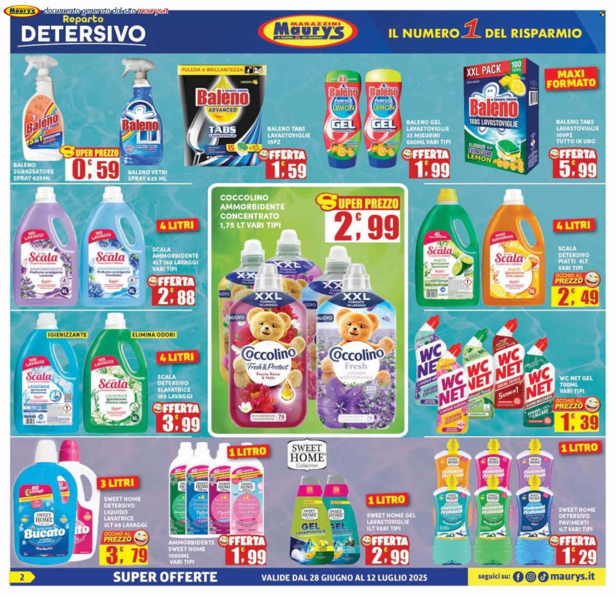 Volantino Maury's - 28/6/2025 - 12/7/2025. Pagina 2