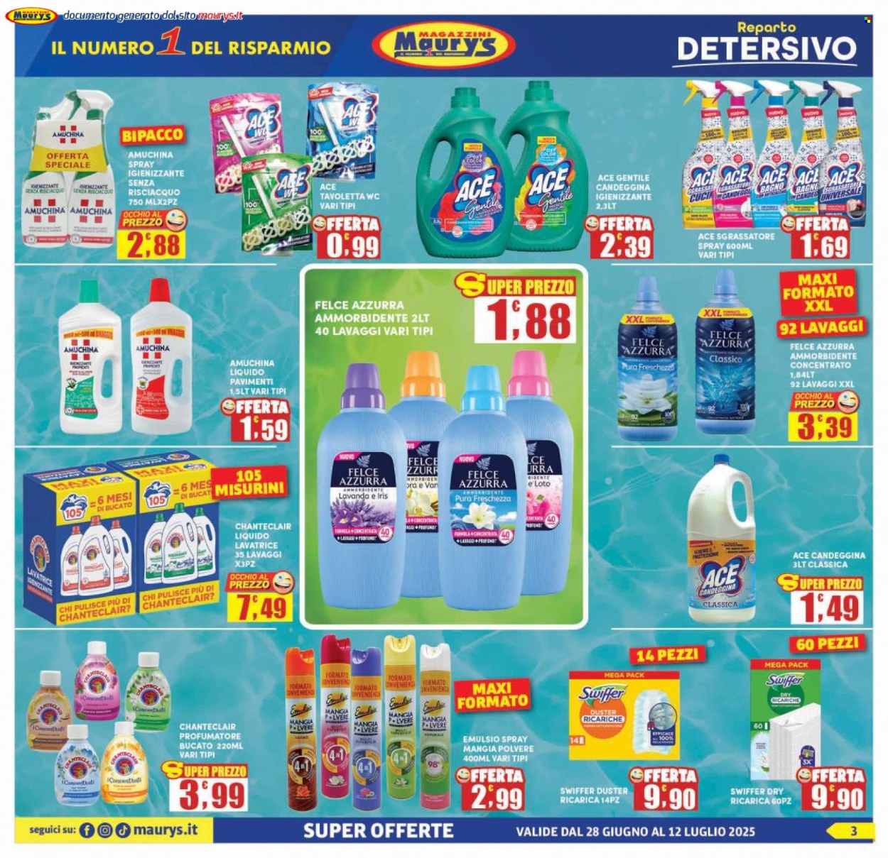 Volantino Maury's - 28/6/2025 - 12/7/2025. Pagina 3