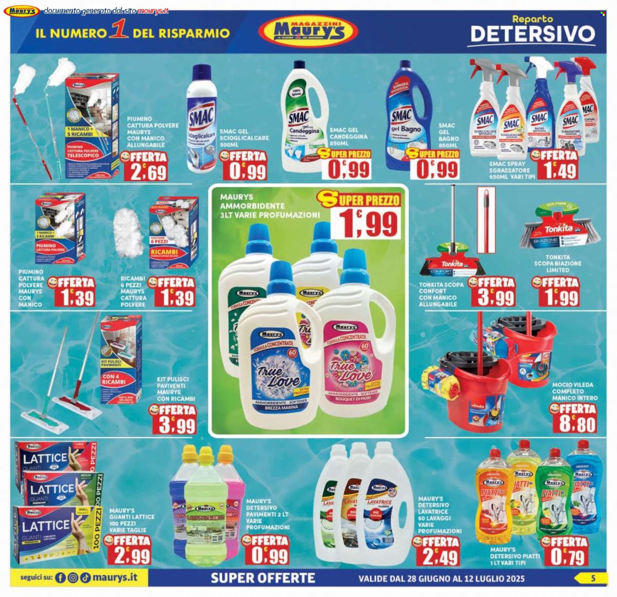 Volantino Maury's - 28/6/2025 - 12/7/2025. Pagina 5