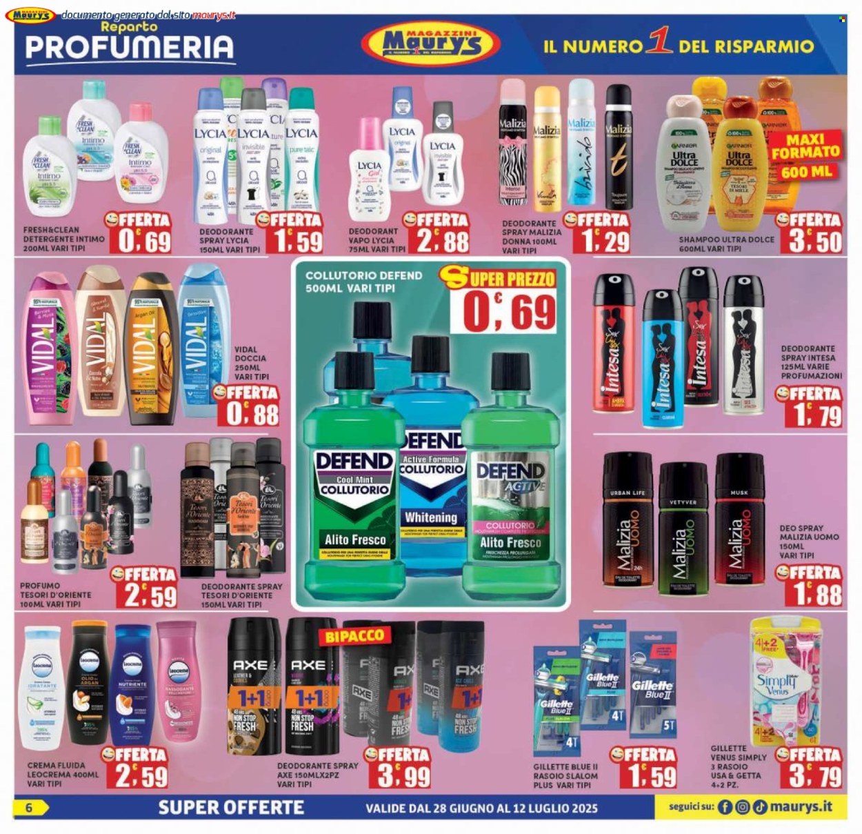 Volantino Maury's - 28/6/2025 - 12/7/2025. Pagina 6