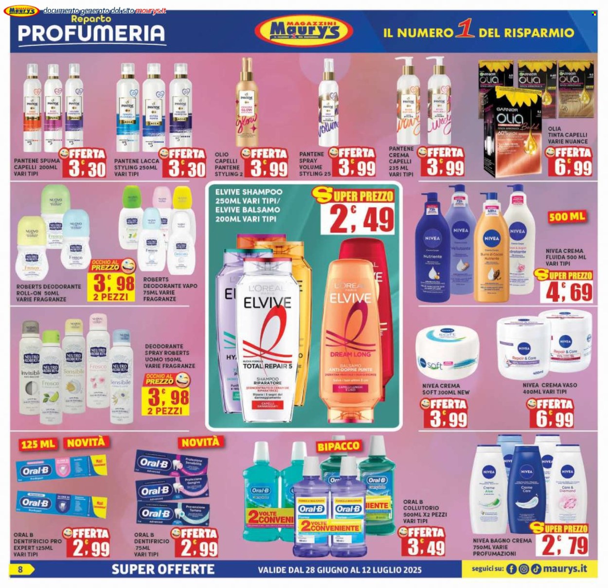 Volantino Maury's - 28/6/2025 - 12/7/2025. Pagina 8