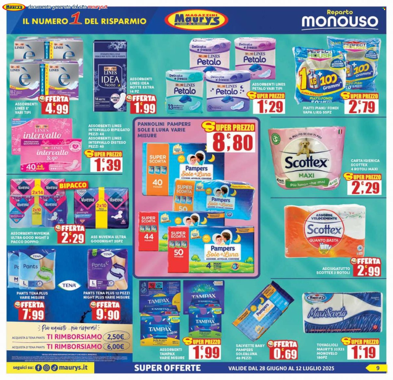 Volantino Maury's - 28/6/2025 - 12/7/2025. Pagina 9