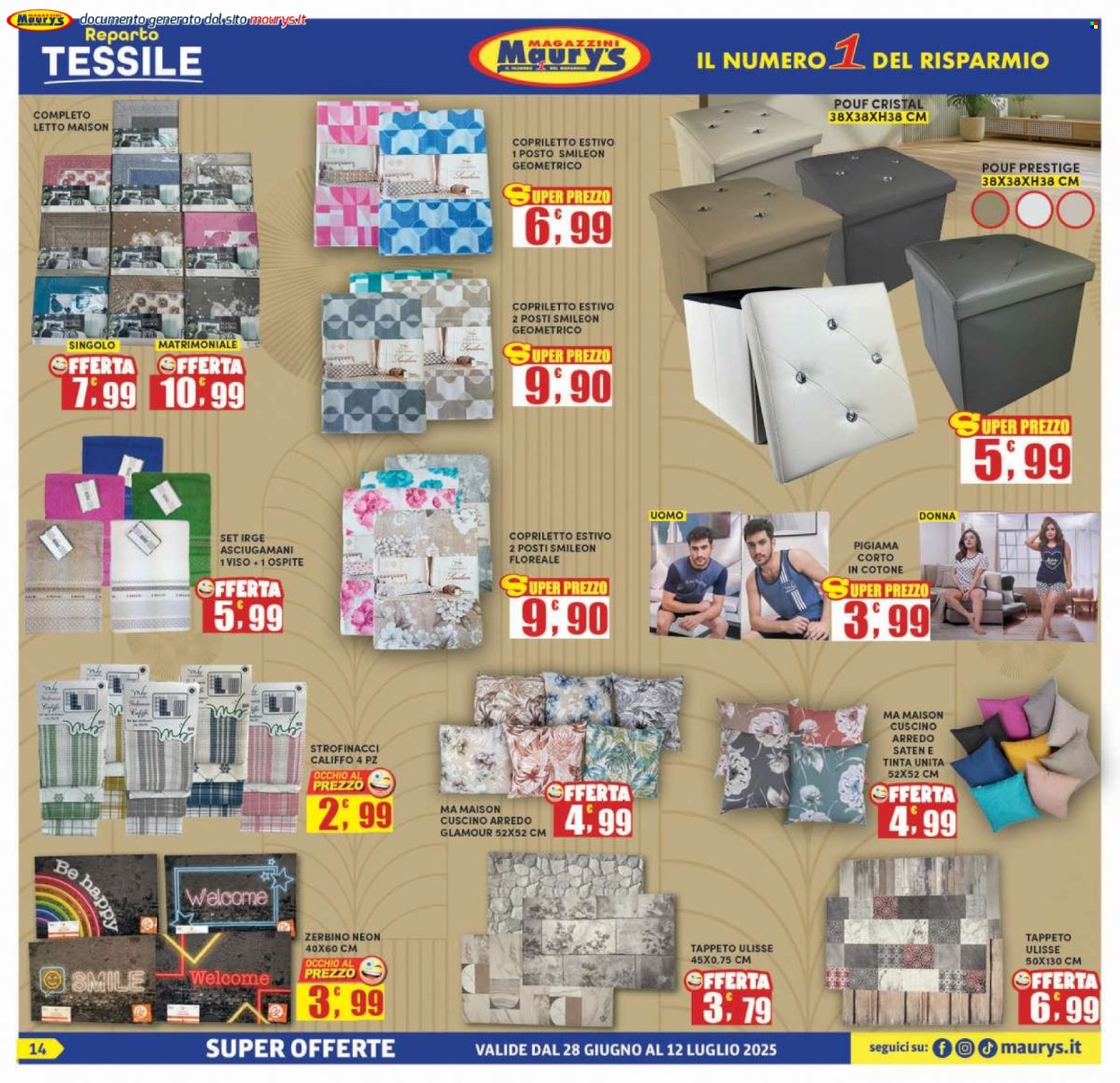 Volantino Maury's - 28/6/2025 - 12/7/2025. Pagina 14