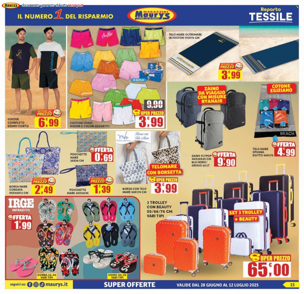 Volantino Maury's - 28/6/2025 - 12/7/2025. Pagina 15