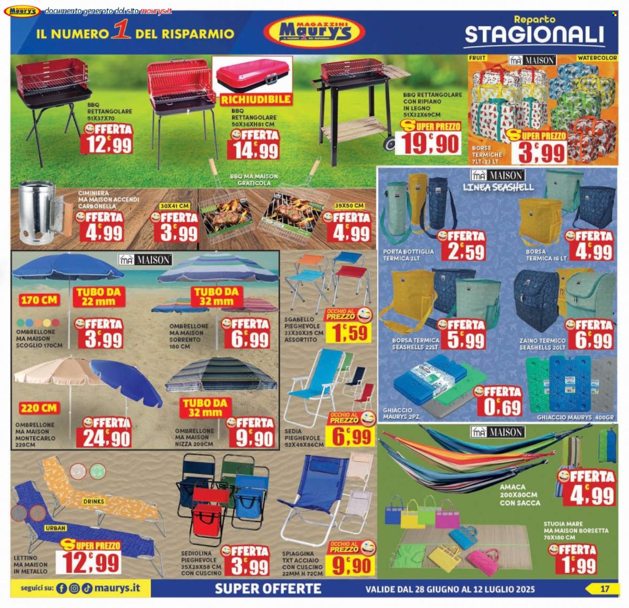 Volantino Maury's - 28/6/2025 - 12/7/2025. Pagina 17