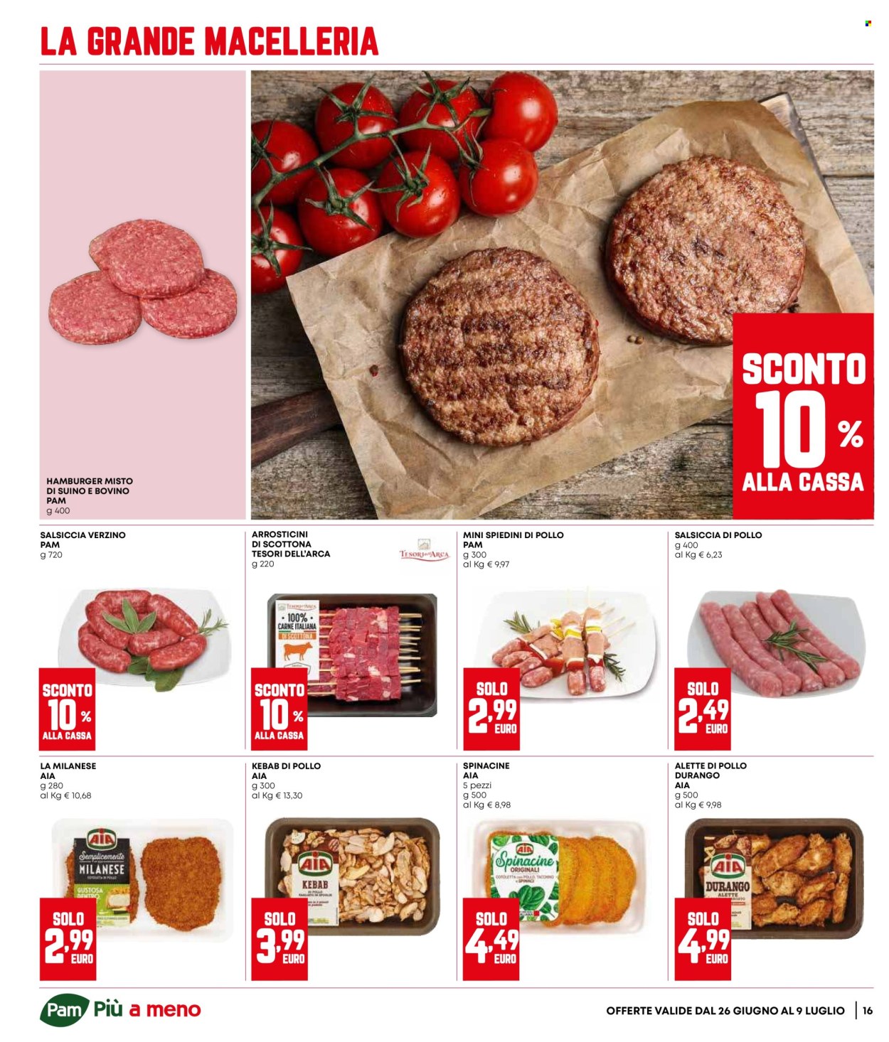 Volantino Pam Panorama - 26/6/2025 - 9/7/2025. Pagina 16