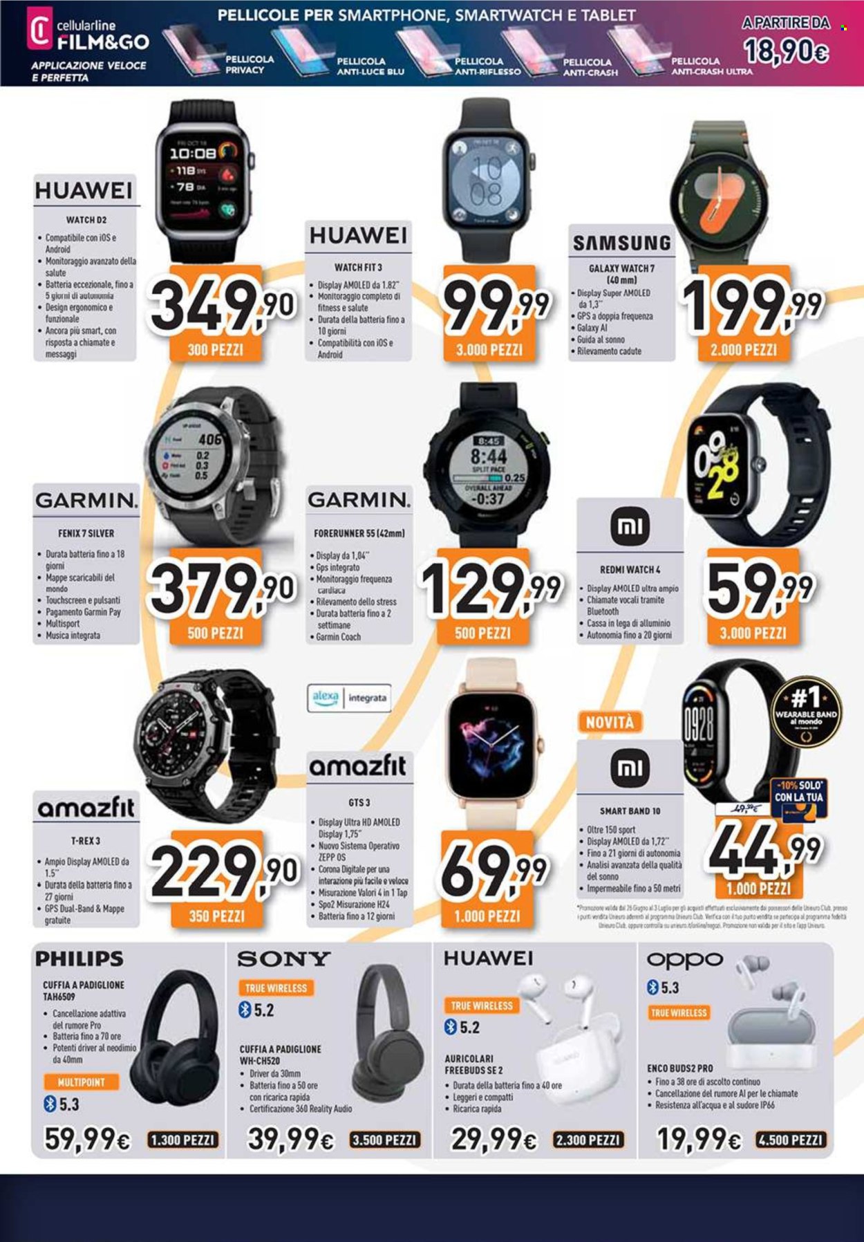 Volantino Unieuro - 26/6/2025 - 3/7/2025. Pagina 9