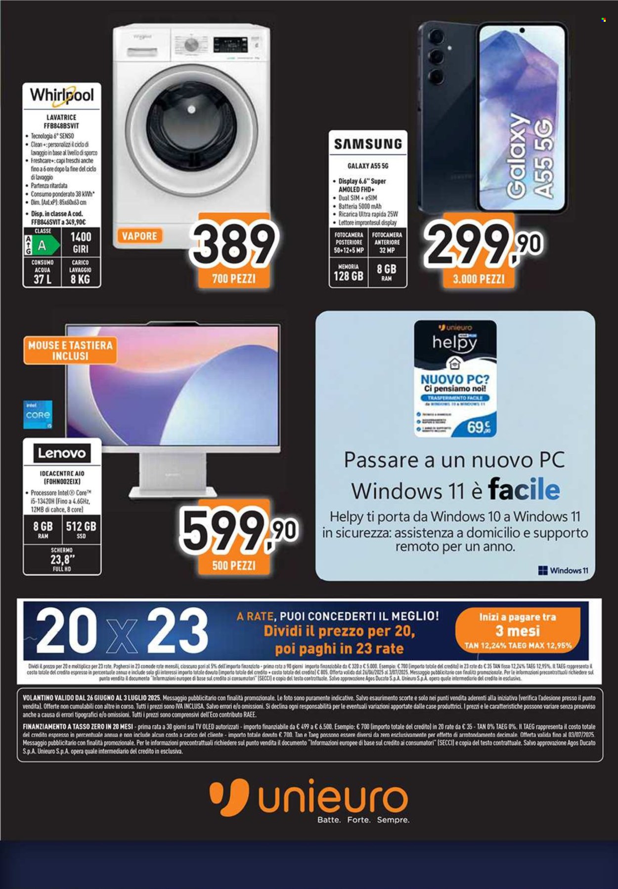 Volantino Unieuro - 26/6/2025 - 3/7/2025. Pagina 25