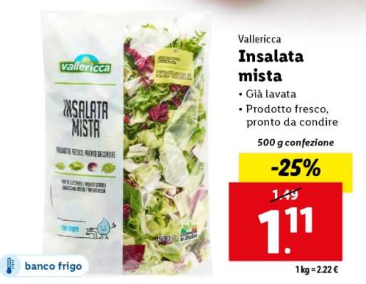 Vallericca Insalata mista