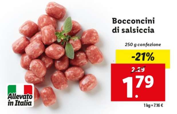 Bocconcini di salsiccia