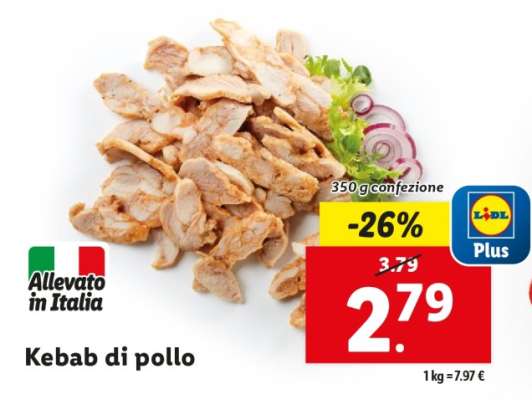 Kebab di pollo