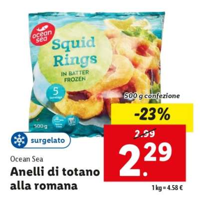 Ocean Sea Anelli di totano alla romana