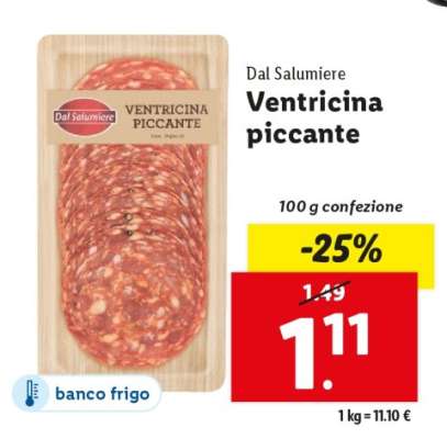 Dal Salumiere Ventricina piccante