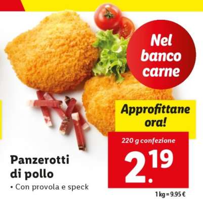 Panzerotti di pollo