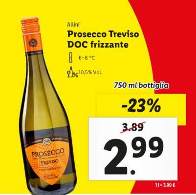 Allini Prosecco Treviso DOC frizzante
