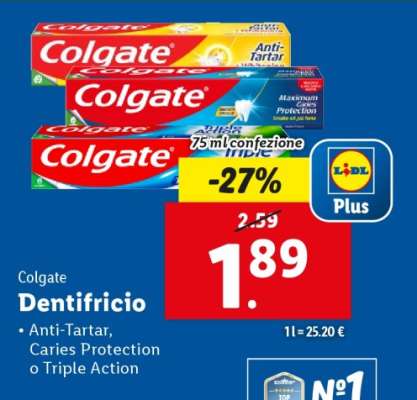 Colgate Dentifricio