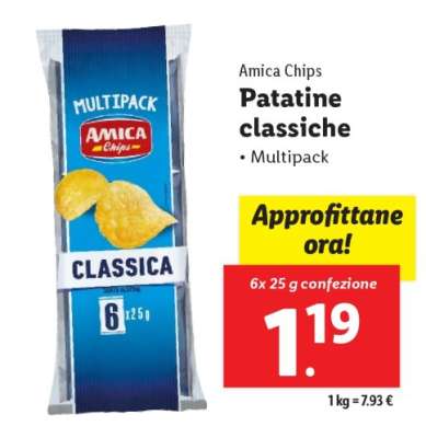 Amica Chips Patatine classiche
