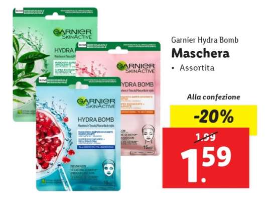 Garnier Hydra Bomb maschera