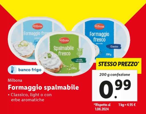 Milbona Formaggio spalmabile