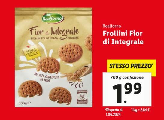 Realforno Frollini “Fior di Integrale”
