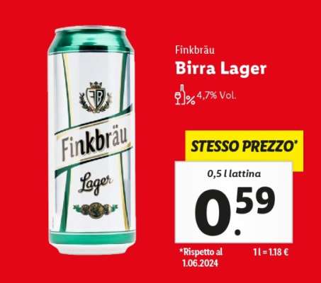 Finkbräu Birra lager