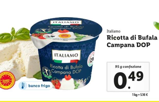 Ricotta di bufala Campana DOP