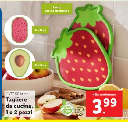 LIVARNO home Tagliere da cucina, 1 o 2 pezzi