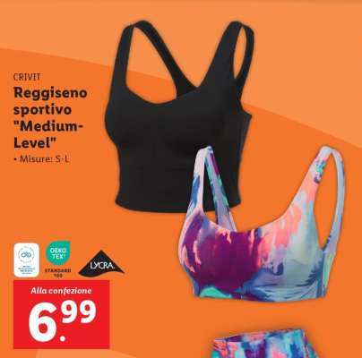 Reggiseno sportivo Medium Level