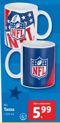 NFL Tazza
