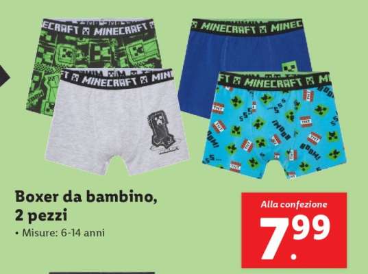 Boxer da bambino, 2 pezzi