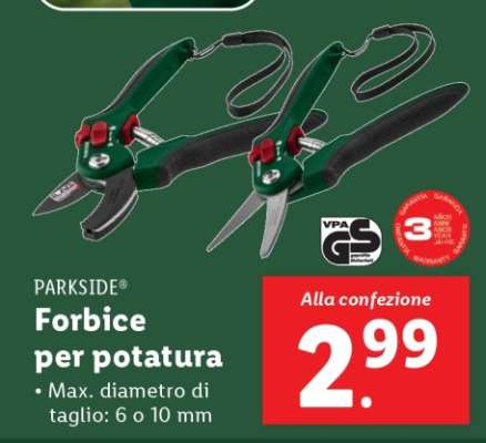 PARKSIDE Forbice per potatura