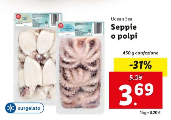 Ocean Sea Seppie o polpi