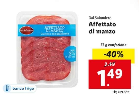 Affettato di manzo