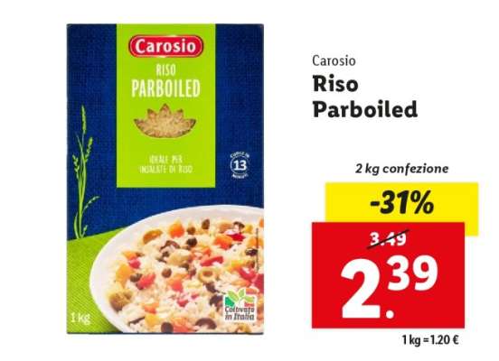 Carosio Riso parboiled