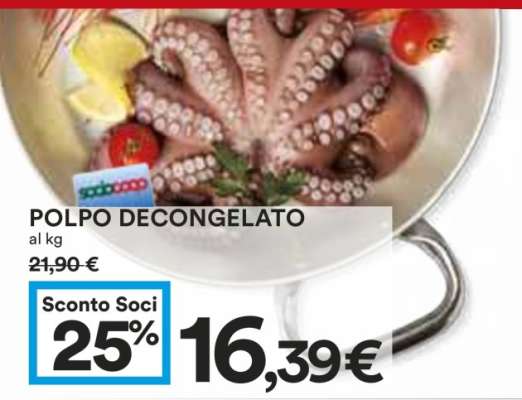 Polpo Decongelato